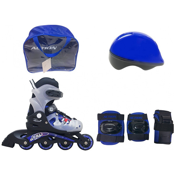 Roleri set PW-116A PVC M 34-37 Goal Action 3090046