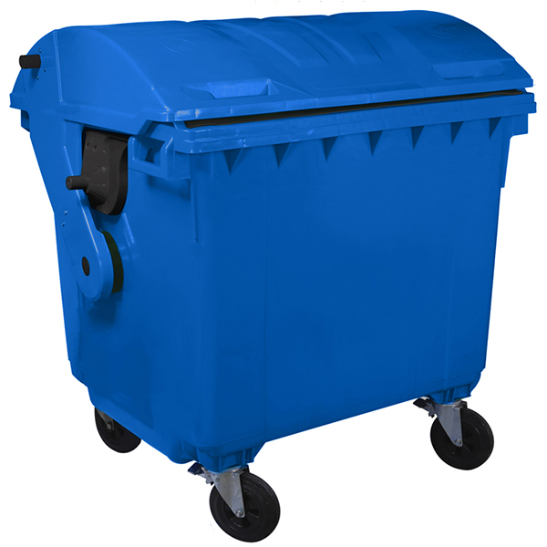 Plastični kontejner 1100l sa polukružnim poklopcem plava 5015-11