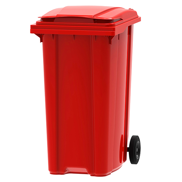 Dvorišna kanta za smeće 240l Premium crvena 3020-24-P