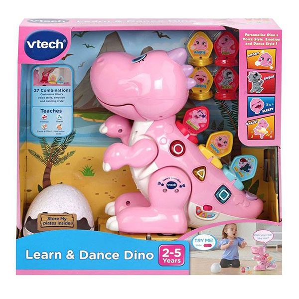 Interaktivni Dino za učenje Vtech pink 21749