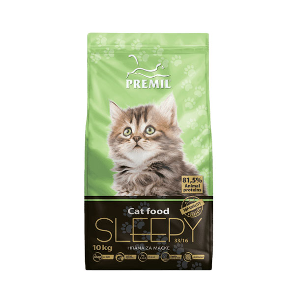 Hrana za mačiće 10kg Sleepy 33/16 Premil Pre0050