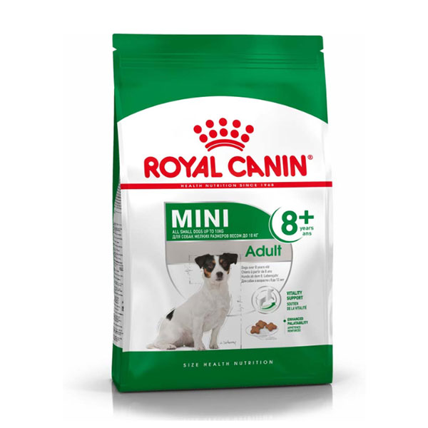 Hrana za pse malih rasa Mini Adult 8plus 8kg Royal Canin RV0776