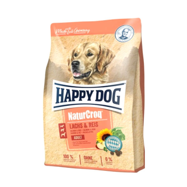 Hrana za pse Naturcroq Losos pirinač 11kg Happy Dog 19KROHD000164
