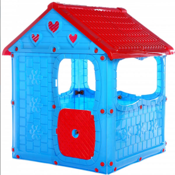 Kućica za decu 98x92x116cm plava Playhouse 48809