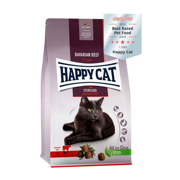 Hrana za sterilisane mačke Govedina 10kg Happy Cat 19KROHD000226
