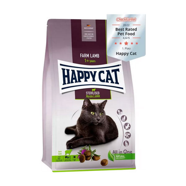Hrana za sterilisane mačke Jagnjetina 10kg Happy Cat 19KROHD000012