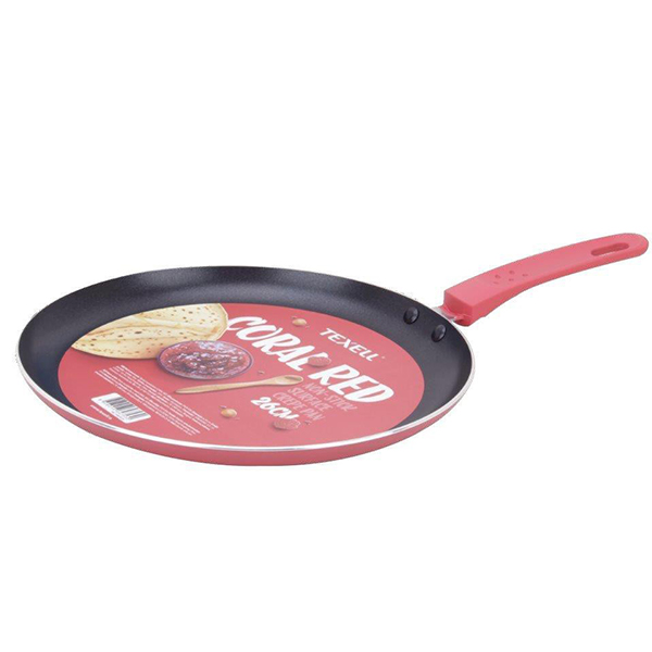 Tiganj za palačinke Coral Red 26 cm Texell TPCR-P26