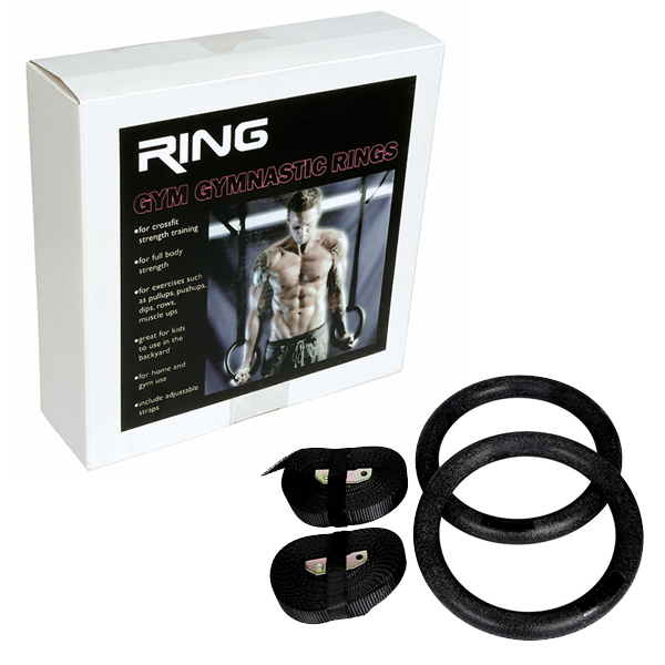 Gimnastički prstenovi od masivne plastike Ring RX RS1001