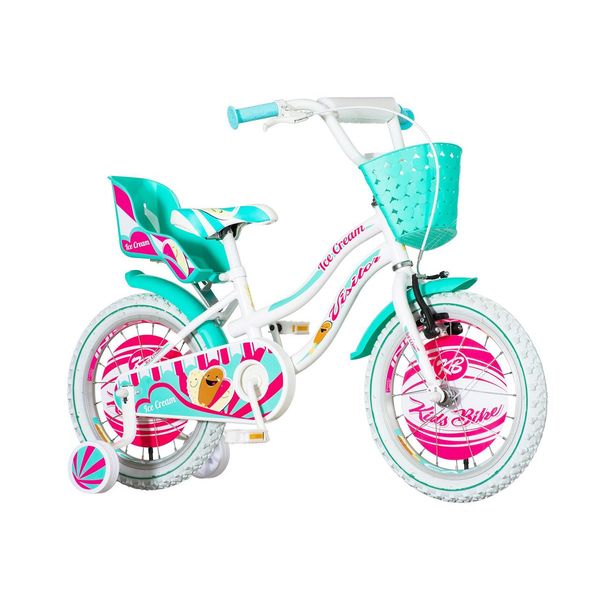 Dečiji bicikl Ice Cream 16 inča tirkiz roze Visitor ICE160 1160060