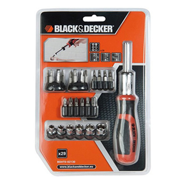 Set odvijača 29 delova Black+Decker BDHT0-62130V