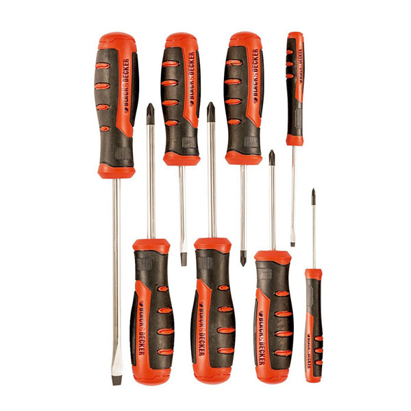 Set odvijača 8 komada Black+Decker BDHT0-66450