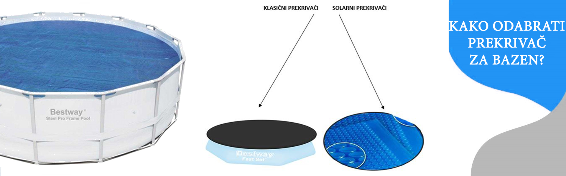 Kako odabrati prekrivač za bazen?