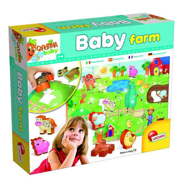 Edukativne igračke slagalica Baby Farma Lisciani 33050