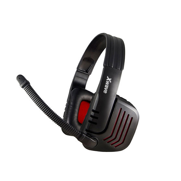 Naglavne stereo slušalice XWAVE HD-450G-red