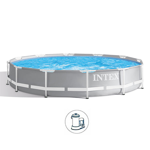 Bazen za dvorište set 366x99cm Prism Frame Intex 26716NP