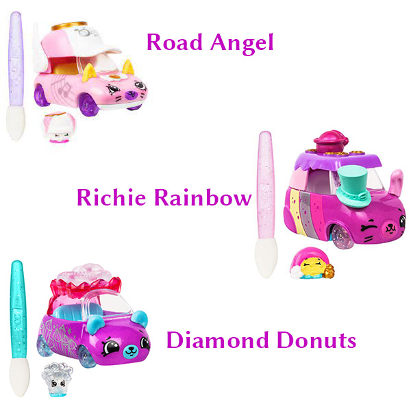 Cutie Cars Shopkins Color Change Cuties - Diamond Donuts