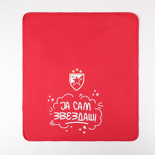 Pokrivač Crvena Zvezda beli 3131-21C