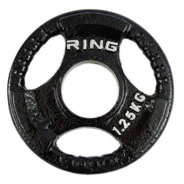 Olimpijski tegovi liveni sa hvatom 1x 1,25kg Ring RX PL14-1,25