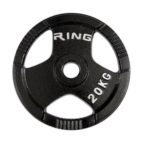 Olimpijski tegovi liveni sa hvatom 1x 20kg Ring RX PL14-20