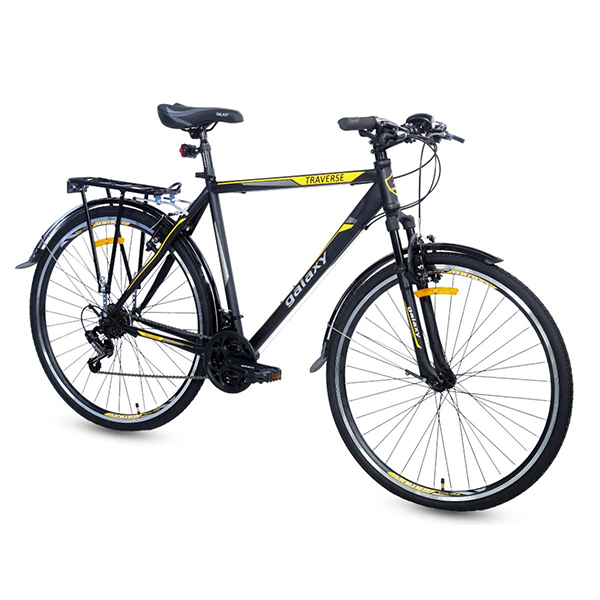 Bicikl Traverse 28 inča crna/siva/žuta Galaxy 650072