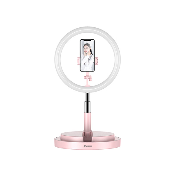 Selfi stalak 58-168cm LED svetlo roze Xwave 028550