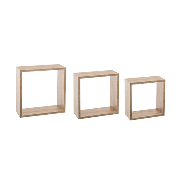 Set od 3 police kocke MDF Fixy Five 138956C