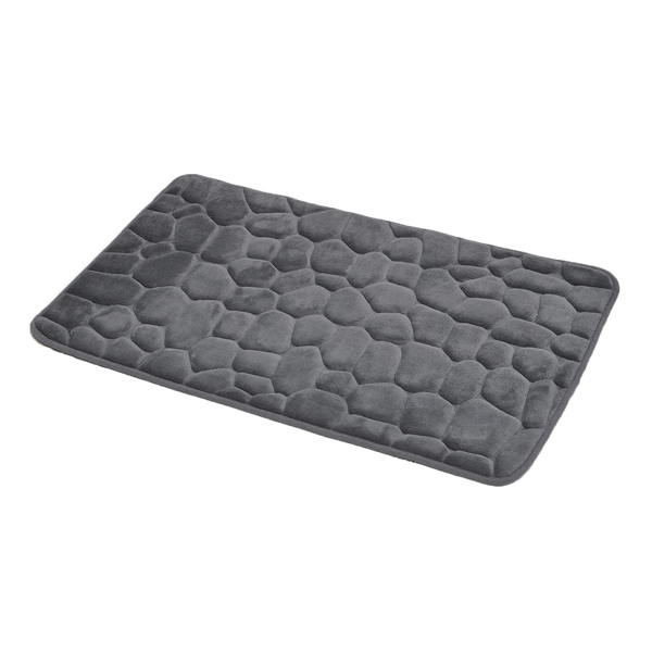 Prostirka za kupatilo 50x80cm  tamno siva Pebble Tendance 7718N181