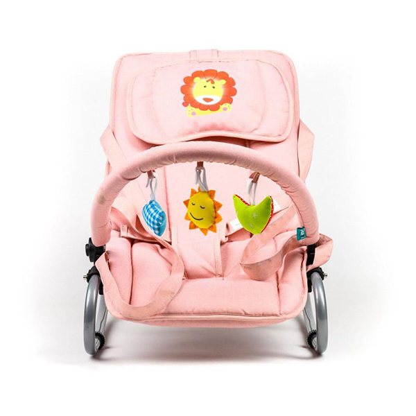 Ležaljka za bebe Leone roze Puerri A039398