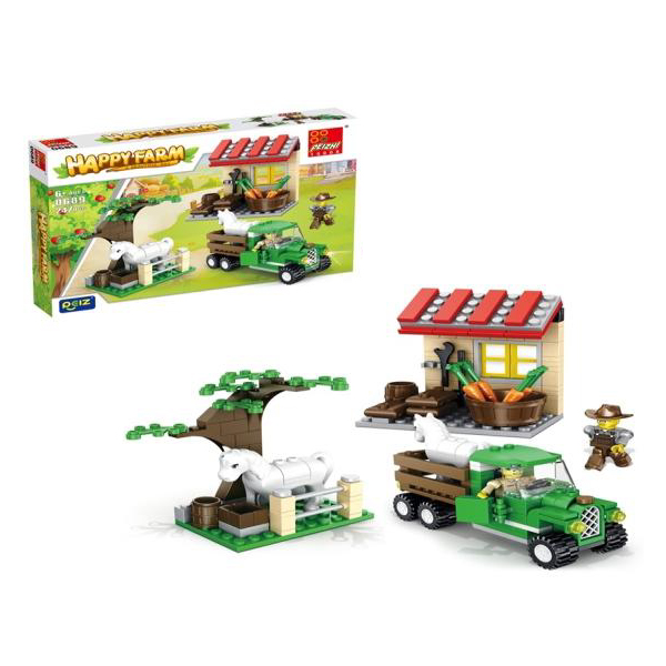 Kocke za decu farma 247 delova Happy Farm 011211