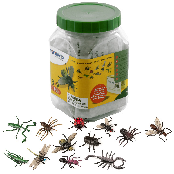 Set sortiraj insekte u plastičnoj kutiji Miniland 12421