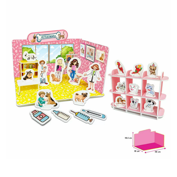 Set Veterinarska stanica 3D Akar Jagu 393123