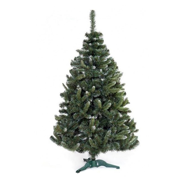 Novogodišnja jelka zelena sa belim vrhovima 220 cm 21339
