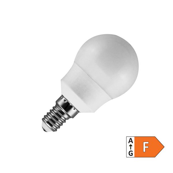 LED sijalica lopta toplo bela 8W Prosto LS-G45-E14/8-WW