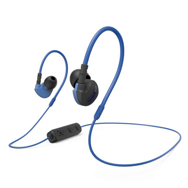 Slušalice bubice sa mikrofonom Freedom Athletics crno-plave Hama 184120