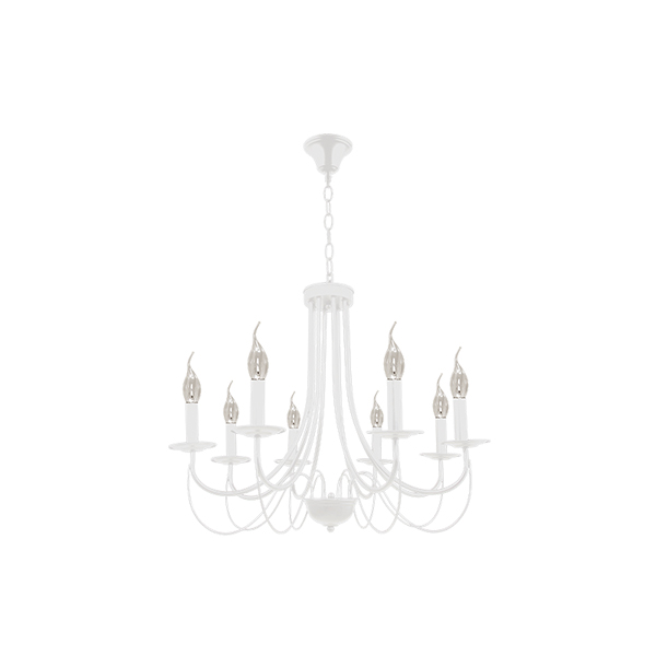 Luster 8xE14 Angela Elmark 955ANGELA8/WH