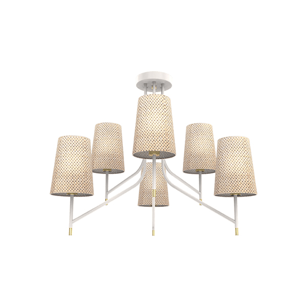 Luster 6xE14 Thera Elmark 955THERA6/WH