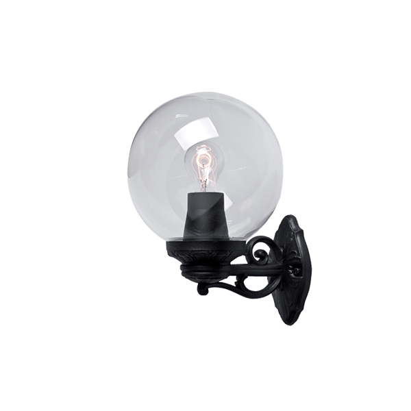 Baštenska lampa zidna 1xE27 IP55 Globe 250 Elmark 96G250WL/BL