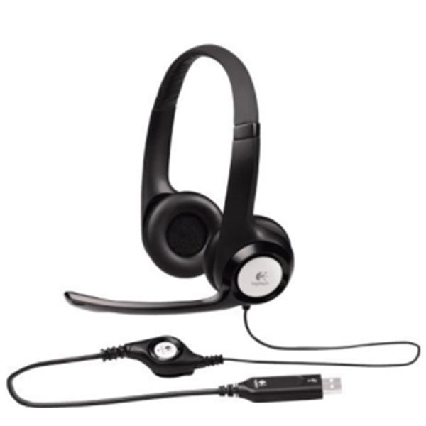 Slušalice sa mikrofonom žičane headset stereo H390 Logitech ZVU00513