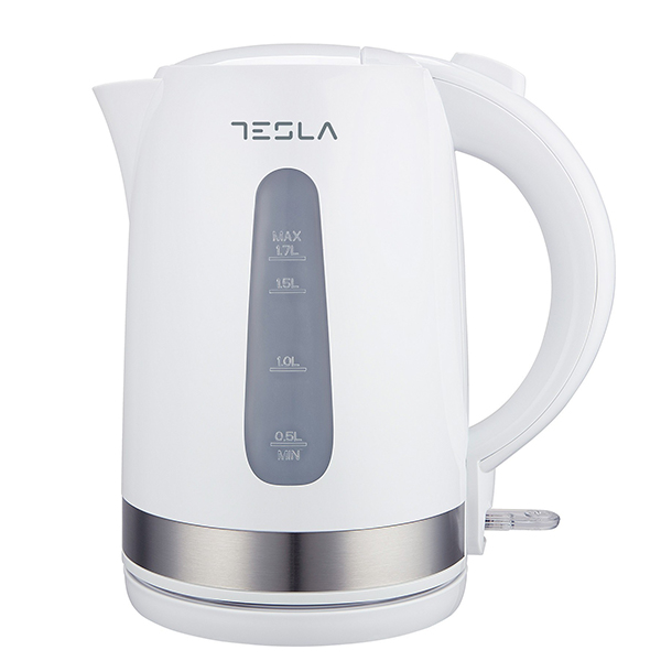 Električno kuvalo za vodu 1,7 l 2200 W inox bela Tesla KT200WX
