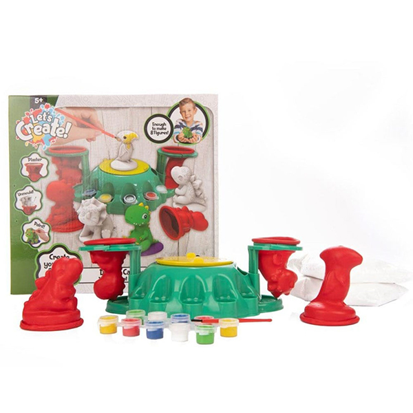 Deluxe kreativni set Napravi i oboji dinosauruse Sambro 38485