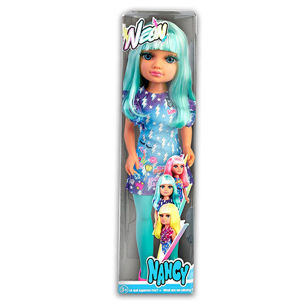 Lutka Nancy Neon plava 37256