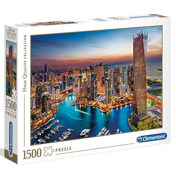 Puzzle Dubai Marina 1500 delova Clementoni 35540