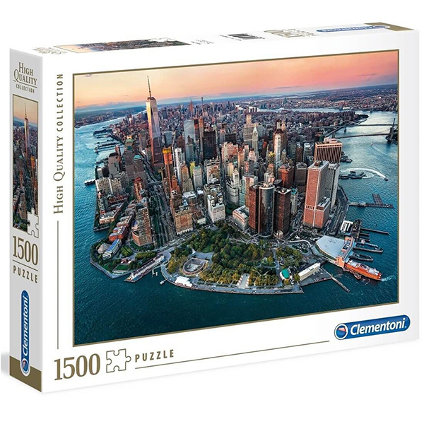 Puzzle Njujork Menhetn 1500 delova Clementoni 35541