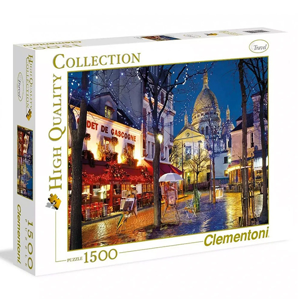 Puzzle Pariz Monmartr 1500 delova Clementoni 35542
