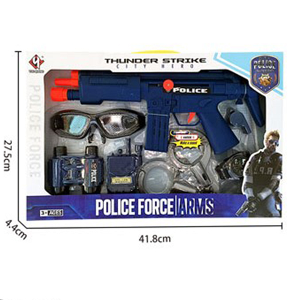 Policijski set sa opremom za policajce Police Force 006813