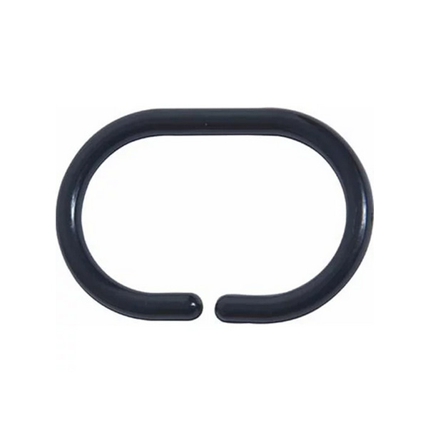 Alke za zavesu 12/1 4x6cm PP crna Tendance 2200103