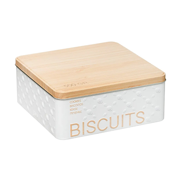Kutija za keks 19,5x19,5x8cm metal Scandi 5Five 169289