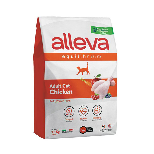 Hrana za mačke Piletina 10kg Adult Equilibrium Alleva ALP61006