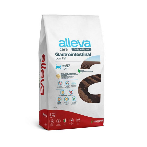 Hrana za mačke dijetalna 10kg Gastrointestinal LowFat Adult Care Alleva ALP10221