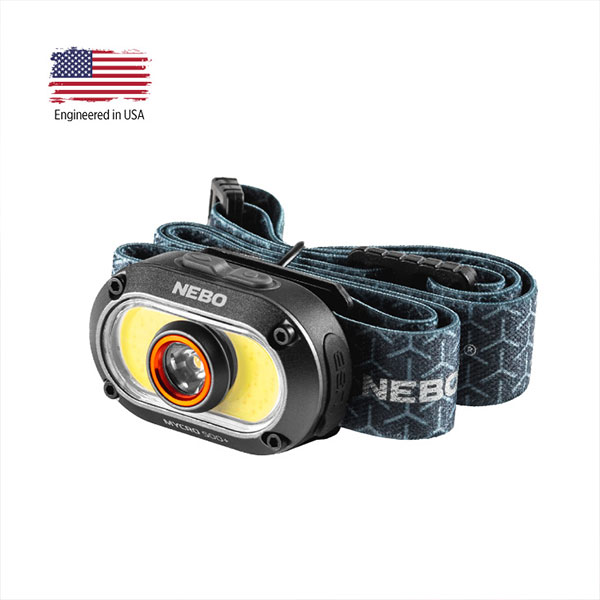 LED naglavna punjiva lampa Mycro 500 Nebo NEB-HLP-1005-G